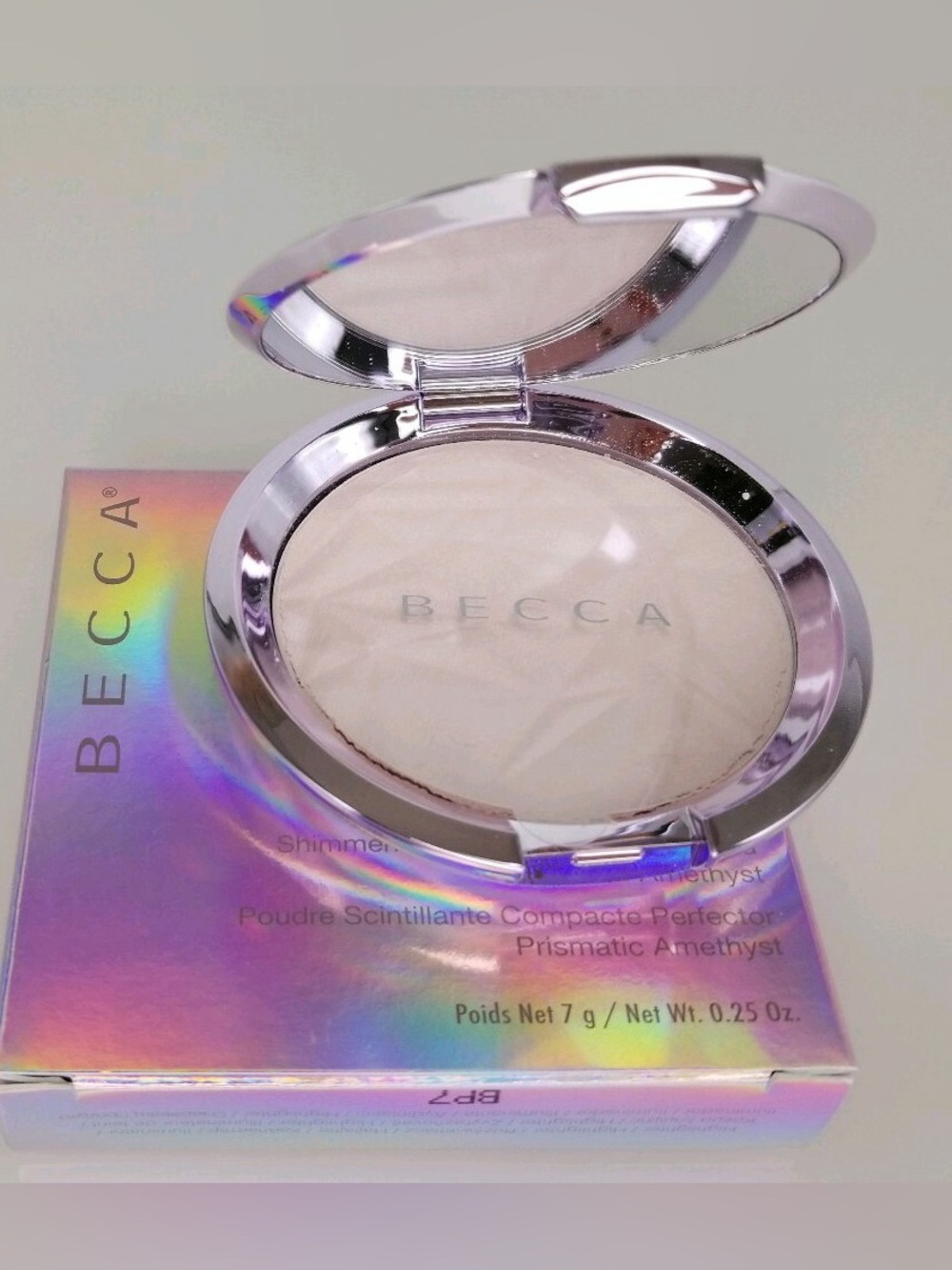 BECCA Prismatic Amethyst Shimmering Skin Perfector Pressed Highlighter - Picture 2 of 4